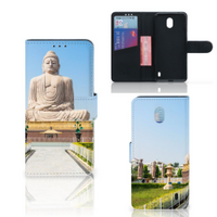 Nokia 1 Plus Flip Cover Boeddha - thumbnail