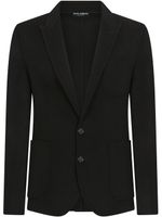 Dolce & Gabbana blazer à revers pointus - Noir