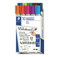 Staedtler Lumocolor 351 B10 markeerstift 10 stuk(s) Kogelpunt Zwart, Blauw, Bruin, Groen, Lichtblauw, Lichtgroen, Oranje, Roze, Rood, Violet - thumbnail