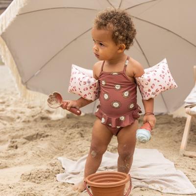 Old Pink Panterprint Zwembandjes 0-2 jaar | Swim Essentials