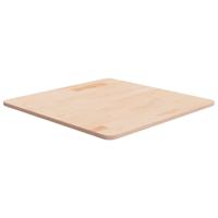Tafelblad vierkant 60x60x1,5 cm onbehandeld massief eikenhout