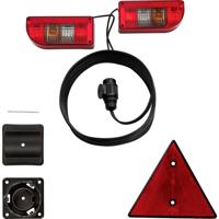 SecoRüt Aanhangerverlichtingsset 13-polig Knipperlicht, Remlicht, Kentekenverlichting, Reflector, Mistachterlicht, Achterlicht 12 V/DC