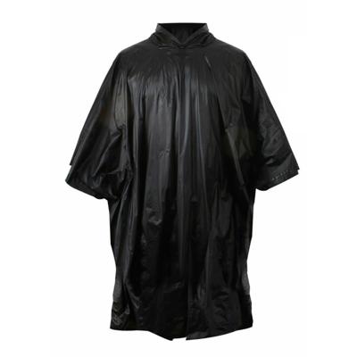 Benson Regenponcho - zwart - herbruikbaar - voor volwassenen - poncho