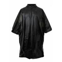 Benson Regenponcho - zwart - herbruikbaar - voor volwassenen - poncho