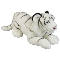 Witte tijgers knuffels 50 cm knuffeldieren - thumbnail