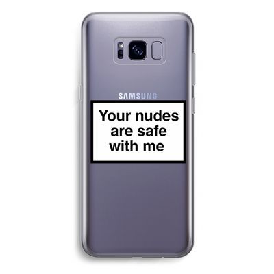 Safe with me: Samsung Galaxy S8 Plus Transparant Hoesje