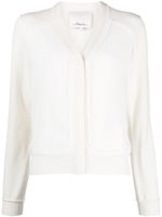 3.1 Phillip Lim cardigan en laine mélangée à col v - Blanc - thumbnail