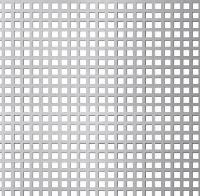 Stalen geperforeerde plaat vierkant 10 x steek 15 x dikte 1,5 mm - per m²