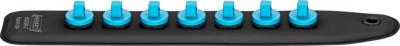 HAZET SmartRail met 7 steekplaatsen 850SR-7 · 1/4 inch (6,3 mm) vierkant hol · L x B x H: 245 mm x 37,4 mm x 29,2 mm