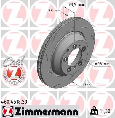 Remschijf COAT Z 460451820