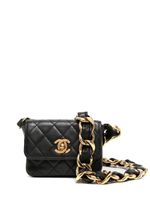 CHANEL Pre-Owned mini sac à logo CC Turnlock (1992) - Blanc - thumbnail