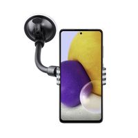 Shop4 - Samsung Galaxy A72 Autohouder Klem Zwart - thumbnail