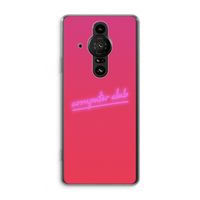 Vice Glow: Sony Xperia Pro-I Transparant Hoesje