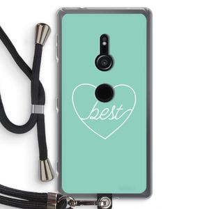 Best heart pastel: Sony Xperia XZ2 Transparant Hoesje met koord