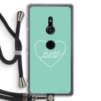 Best heart pastel: Sony Xperia XZ2 Transparant Hoesje met koord
