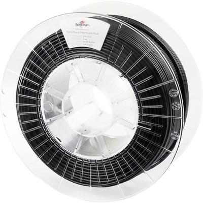 Spectrum Filaments 80022 PLA Premium Filament PLA kunststof Hoge treksterkte 2.85 mm 1000 g Deep black, Zwart 1 stuk(s)