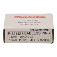 Makita F-32142 Pin vk 18mm RVS Makita F-32142 Pin vk 18mm RVS