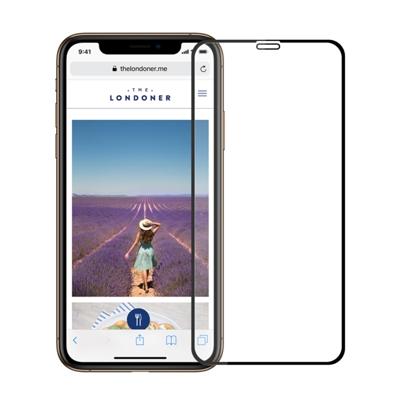MOFI 9H oppervlakte hardheid 2.5D Arc rand explosieveilige vol scherm Tempered glas Film voor iPhone XS (zwart)