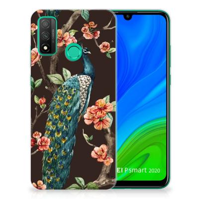 Huawei P Smart 2020 | TPU Hoesje | Pauw met Bloemen