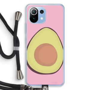 Avocado: Xiaomi Mi 11 Lite Transparant Hoesje met koord