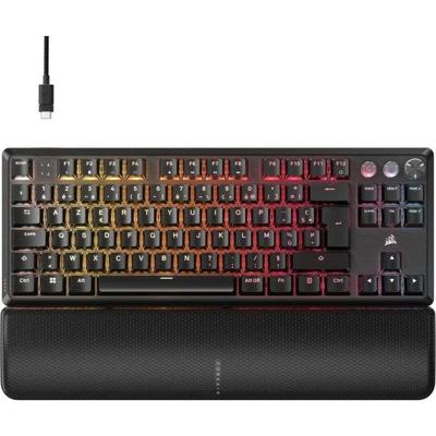 Gamingtoetsenbord - CORSAIR - K70 Pro TKL - MGX Hyperdrive-schakelaars - RGB-achtergrondverlichting - AZERTY