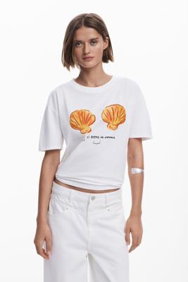 Schelpent-shirt - WHITE - XS