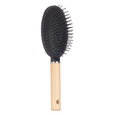 Berilo Haarborstel Malibu ovaal - Dames - antislip - 24 cm - hout/kunststof Berilo Haarborstel Malibu ovaal - Dames - antislip - 24 cm - hout/kunststof