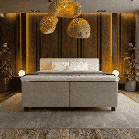 Boxspring 180x210 Cm Koudschuim (10 Cm) Excl. Montage Nova Spring - Dekbed-Discounter.nl