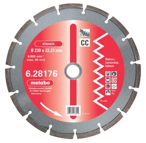 Metabo Accessoires Diamantschijf Ø 180x22,23 mm CC - 628175000