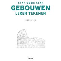 Deltas Stap voor stap gebouwen leren tekenen hobbyboek