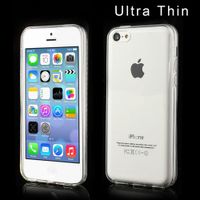 Glossy Transparant TPU iPhone 5C hoesje - thumbnail