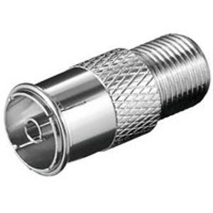 Adapter F-aansluiting naar Coax-aansluiting Adapter