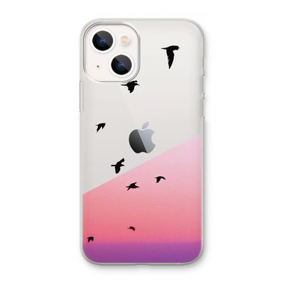 Fly away: iPhone 13 mini Transparant Hoesje