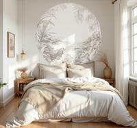 Cirkel serene jungle muursticker