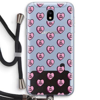GIRL POWER: Samsung Galaxy J5 (2017) Transparant Hoesje met koord