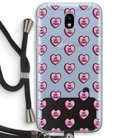 GIRL POWER: Samsung Galaxy J5 (2017) Transparant Hoesje met koord