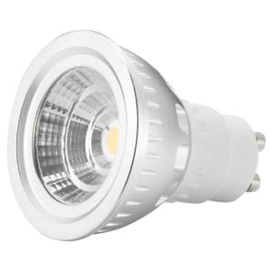 LED GU10 spot - 5W - Dimbaar op kleur (2000-3000K) - zilver