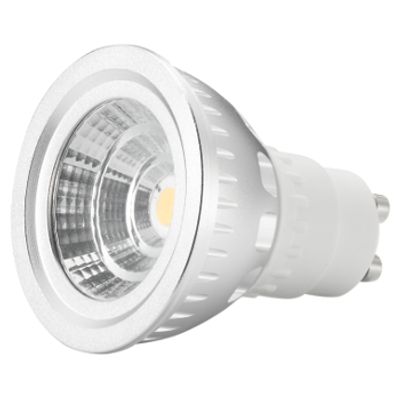 LED GU10 spot - 5W - Dimbaar op kleur (2000-3000K) - zilver