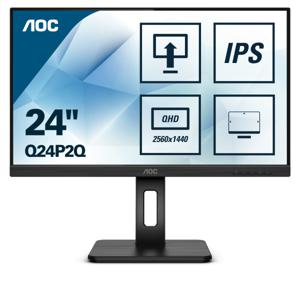 AOC Q24P2Q LED display 60,5 cm (23.8") 2560 x 1440 Pixels Quad HD Zwart