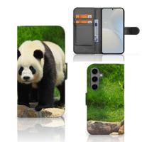 Samsung Galaxy S25 | Telefoonhoesje | Met pasjeshouder | Panda
