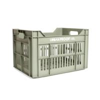 UrbanProof Fietskrat Recycled 30 liter polypropyleen mintgroen