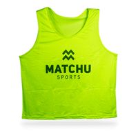 Matchu Sports Voetbalhesje - One-size - Fluo geel - thumbnail
