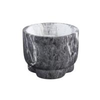 PTMD bloempot marmy zwart s 12 cm | 8 stuks