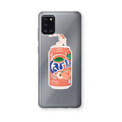 S(peach)less: Samsung Galaxy A31 Transparant Hoesje
