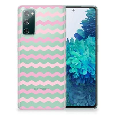 Samsung Galaxy S20 FE | TPU bumper | Waves Roze