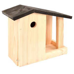 Vogelhuisje/nestkast en voedertafel 24.4 cm