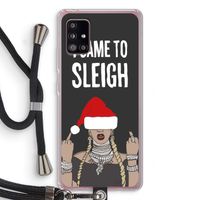 Came To Sleigh: Samsung Galaxy A51 5G Transparant Hoesje met koord