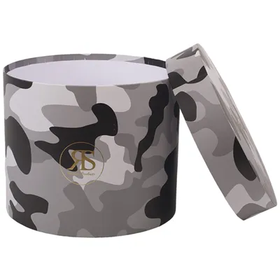 Geschenkdoos met deksel Camouflage grijs Geschenkdoos met deksel Camouflage grijs
