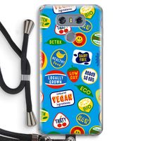 Fruitsticker: LG G6 Transparant Hoesje met koord
