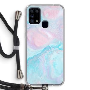 Fantasie pastel: Samsung Galaxy M31 Transparant Hoesje met koord